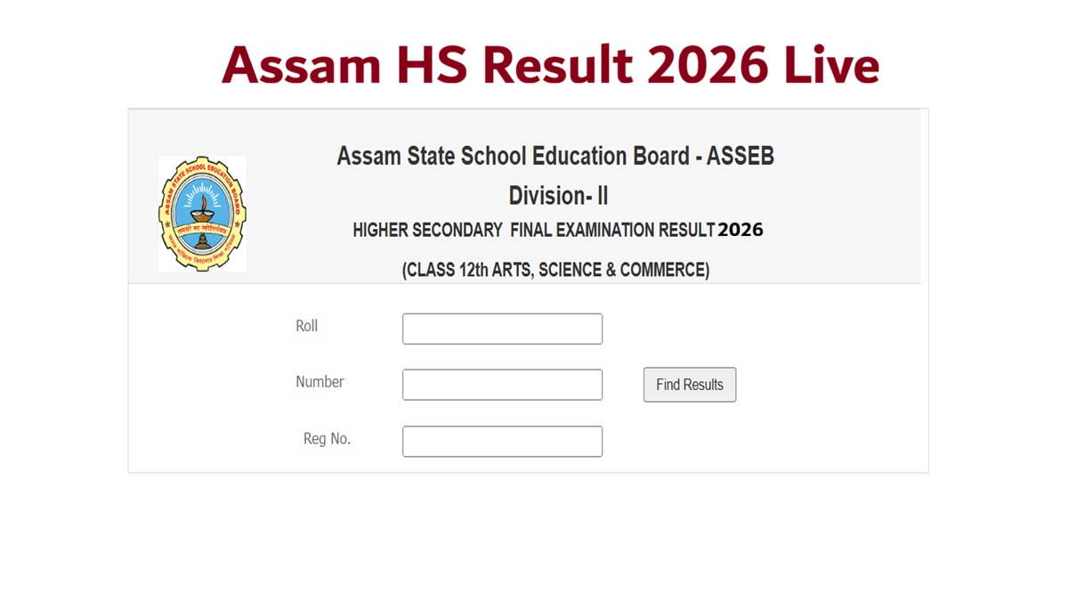 Breaking News! Assam HS Result 2026